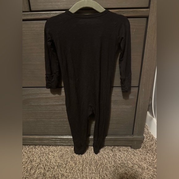 Little Sleepies Black Zippy size 3-6 months - Picture 2 of 3